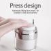 Portable White Emulsion Pump Container - Travel Size Vacuum Bottle for Toiletries & Cosmetics - Buy Online on SooperMarket.com