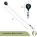 Seattle Kraken NHL Team Retractable Badge Holder Ticket Clip Reel ID - Buy Online on SooperMarket.com