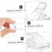 Mikinona 72 Pcs Nail Clip Extension Clamp Nail Binder Clips Manicure Extension Finger Nail Extension Clips Nail Tip Clips Clamps Heavy Duty Nail Dip Kits Equipment Plastic Crystal White 4X3X2CMx6pcs White Pinkx6pcs - Buy Online on SooperMarket.com