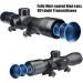 UUQ Tactical 4X32 Compact Scope with Rangefinder Reticle and Ring Mounts for .223 .308 Caliber Rifles - Buy Online on SooperMarket.com