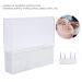 8 Holes Tweezers Holder | Tweezer Display Stand & Storage Rack with Dust Cover for Lash Extensions | Salon & Home Use (White - Buy Online on SooperMarket.com