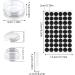 AMANMAN 100 pcs Empty 3ml Cream Doses - Travel-Friendly Screw Cap Containers for Cosmetics Lip Balm and Cream Samples - Buy Online on SooperMarket.com