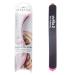 StylFile Curved Nail File with 240/400 Grit for Manicures - Professional 3-in-1 Emery Boards for Nails with Cuticle Pusher Under-Nail Skimmer - Premium Nail Products and Nail Essentials for Women 1 Count (Pack of 1)