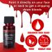Go Ho Stage Fake Blood Washable (0.5 oz) - Edible & Realistic Effect for Halloween Cosplay SFX - Zombie, Vampire Special Effects Makeup - Buy Online on SooperMarket.com