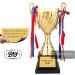 Large Gold Trophy Cup for Sports Tournaments & Competitions - Soccer, Football, Leagues, & Teamwork Awards - Buy Online on SooperMarket.com