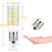 2Pack 4W LED Replacement Light Bulbs for Cosmetic Vanity Makeup Mirror | Daylight White 20W Mirror Replacement Bulbs - Single/Double Sided Magnification - Buy Online on SooperMarket.com