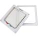 CEESC Large Cat Door 11x9.8 - 4 Way Locking for Windows & Sliding Glass - Weatherproof Cat Flap for Cats & Dogs - 24.8 Circumference, White - Buy Online on SooperMarket.com