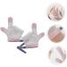 Kisangel 5 Pairs Infant Anti-Scratch Thumb Mesh Mittens - Breathable No Eating Gloves for Baby - 12.5X7CMx5pcs - Buy Online on SooperMarket.com