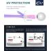 CGID CN12 Glasses - Extra Narrow Matte Black Slim Rectangle Nerd Glasses for Clear Vision | International Shipping - Buy Online on SooperMarket.com