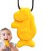 Wandable Necklace - Creative Silicone Dinosaur Bite Chain | Sensory Oral Chewing Toy for Kids - Youding Yellow - Buy Online on SooperMarket.com