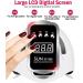 Professional UV LED Nail Lamp - 280W Gel Polish Dryer with Auto Sensor, 66 LEDs, Portable Handle - Nail Art Tools - Buy Online on SooperMarket.com