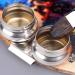 Stainless Steel Double Dipper Palette Cup - Large Size with Screw Hat for Turpentine and Paint Megilp - Buy Online on SooperMarket.com