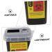 Beavorty 6 STK Klinge Storage Box - Sharp Disposal Container for Razor & Cutter - Break-Recycling Case for Shaving & Plastic Trash - Buy Online on SooperMarket.com