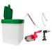 VandanCoop 500ml Automatic Rabbit Water Bottle for Cage Non Drip Hanging Rodent Supplies Water Feeder Bowl Bunny Water Dispenser for Small Animals (500ml nipple+cup) 500ml nipple+cup