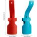 Lazy Shoe Helper Set - Portable Shoe Slider Tool for Easy On/Off - Blue/Red - One Size Fits Most - Buy Online on SooperMarket.com