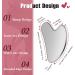 SUS304 Stainless Steel Gua Sha Facial Tool | Heart Shape Scraping Massage for Face Eye & Neck | Smooth SPA Therapy - Buy Online on SooperMarket.com