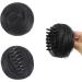 2PCS Mini Claw Fake Buns Hair Donut Chignon Clip in Scrunchies Natural Black - Buy Online on SooperMarket.com