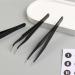 Premium Stainless Steel Tweezers Set - 4 Precision Polishing Antistatic Tweezers for Beauty & Personal Care - Buy Online on SooperMarket.com