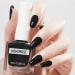 Black Nail Polish Nail Varnish Quick Dry Long Lasting Nail Polish Water Based Formula Non-toxic No Need Baking Nail Varnish for Women Girls DIY Nail Art Manicure at Home