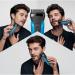 Braun Series 3 310BT Electric Razor for Men - 3-in-1 Trimmer Rechargeable Wet & Dry 30-Min Run Time Black/Blue - Ideal Beard Grooming Tool - Buy Online on SooperMarket.com