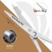 Premium Stainless Steel Beard Scissors & Comb Set for Men | Precision Nose Ear & Eyebrow Hair Trimmers - Buy Online on SooperMarket.com