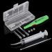 FOMIYES LED Ear Wax Removal Tools - Stainless Steel Ear Cleaner Spoon with Syringe for Ear Care - Portable Ear Wax Cleansing Kit - Random Color - Buy Online on SooperMarket.com