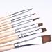 6-Piece Makeup Brush Set for Face Eyes & Lips - Multifunctional Nylon Brushes for Beginners & Pros | International Shipping - Buy Online on SooperMarket.com