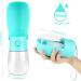 JOPHEK 300ml Portable Pet Drinking Bottle - Leak-Proof 180 Foldable Water Bottle with Activated Carbon Filter for Dogs & Cats - Ideal for Walking Traveling & Camping - Blue - Buy Online on SooperMarket.com