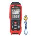 TASI TA612C thermalement thermometer type K/ J with 4 channels -200 / -328 2501 Digital LCD handheld temperature measuring device 5000 groups data storage with USB data upload and real-time measurement