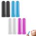 DHWEKU 8 Pieces Nasal Inhaler Tube for Essential Oil Reusable with 8 Pieces of Cotton Wicks Refillable Good Hygroscopicity (4 Colours)