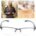 Photochrome Multifocal Reading Glasses - Comfortable Semicircular Frame Blue Light Blocking Ideal for Walking & Running - Buy Online on SooperMarket.com