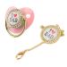 Robust Baby Pacifier for Jaw Development | Closed Circuit Design | 6-18 Months (Pink) - International Shipping Available - Buy Online on SooperMarket.com