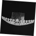 minkissy Bridal Comb Headpiece Bridal Headpiece Bride Comb Earth Tones Bridal Comb Rhinestone - Buy Online on SooperMarket.com