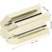 4 in 1 Eyebrow Pencil Sharpener Duckbill Shape Sharpener Cosmetic Makeup Pencil Sharpener Universal Sharpener for All Wooden and Plastic Pencil Sizes Essential Tool for Girls Makeup Gold - Buy Online on SooperMarket.com
