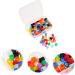 Mobestech 640 PCS Silicone Tooth Color Code Rings - Dental Label Accessories High Pressure Coder Rings Multi-Color Pack - Buy Online on SooperMarket.com