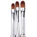 Lovenails 3 Gel Brush Set - Oval Brushes for Nail Design & Art | Professional Quality Gel Modeling & Full Cover Brushes - Buy Online on SooperMarket.com