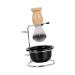 predolo Shaving Bowl Mug Stand Holder Durable Men Stainless Steel for Father Salon