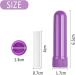 DHWEKU 8 Pieces Nasal Inhaler Tube for Essential Oil Reusable with 8 Pieces of Cotton Wicks Refillable Good Hygroscopicity (4 Colours) - Buy Online on SooperMarket.com