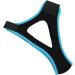 Adjustable Anti-Snoring Chin Strap - Black with Sky Blue Trim - Stop Snoring & Improve Sleep Quality - Buy Online on SooperMarket.com