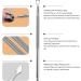 Cuticle Pusher Professional Cuticle Pusher Nail Pusher Kit Stainless Steel Cuticle Pusher Cuticle Pusher Set Stainless Steel Ingrown Toenails Set 2 Pieces - Buy Online on SooperMarket.com