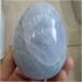 Crystal 1pc 300-340g Natural Blue Crystal Sparkling Blue Celestite polishing Stones Stone Collection - Buy Online on SooperMarket.com