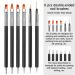 Lofuanna 6-Piece Professional Nail Brush Kit - Double End Nail Art Brushes for Dotting Painting & Gel Polish Designs - Buy Online on SooperMarket.com