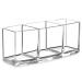 HBlife Clear Acrylic Makeup Brush Holder Organizer - 3 Slot Cosmetic Brushes Storage and Eyeliners Display Case for Vanity - Buy Online on SooperMarket.com