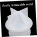 KALLORY 2pcs Mushroom Silicone Mold Resin Crafts Candy Containers Crafts Making Mold Diy Mold With Cover Jar Whitex2pcs 10x10.cmx2pcs - Buy Online on SooperMarket.com
