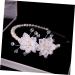 PLAFOPE Pearl Flower Headband Wedding Decor Pearl Headband Decorative Flower Headband Flower Head Band Wedding Hair Accessory Headband Ornament Head Band for Bride Exquisite Hair Band - Buy Online on SooperMarket.com