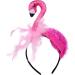 Harilla Pink Flamingo Headband Cute Animal Head Hoops Feathers Hair Accessories Headdress for Girls Women Beach Party Carnival Costume Cosplay Accessories - Buy Online on SooperMarket.com