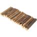 Duokon Hamster Accessories - Wooden Bridge & Curved Ladder for Hamsters Mice & Rats | Premium Small Pet Toys - Buy Online on SooperMarket.com
