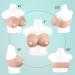 Buy Icever Silicone Breast Prostheses - Realistic Cotton-Filled E Cup Perfect for Crossdressers Cosplay & Transgender Size S-E Cup Beige - Buy Online on SooperMarket.com