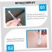 5pcs Silicone Lip Brush Set - Professional Makeup Tool for Lipstick & Eyeshadow | Best Beauty Accessories for Flawless Application - Buy Online on SooperMarket.com
