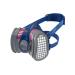 GVS SPR657 Elipse Low Profile Mask with Filters for Dust Organic Gases and Vapors M/L Medium/Large